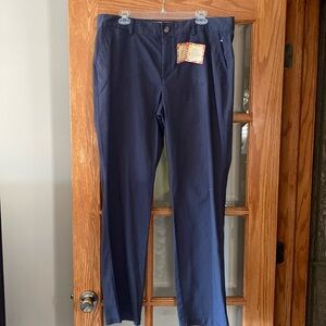 Dockers Women’s Size 16M Gray Straight Leg Pants Mid Rise Classic Fit NWT